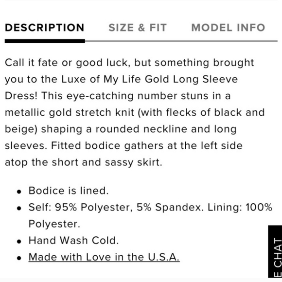 COPY - Lulus Luxe of My Life Metallic Gold Long Sleeve Bodycon Dress Medium - Picture 11 of 14